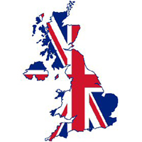 UK outline flag